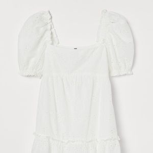 H&M Eyelet Embroidery Dress